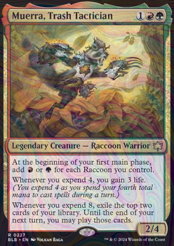 Foil Muerra, Trash Tactician - Bloomburrow | MTG Card - Image 3