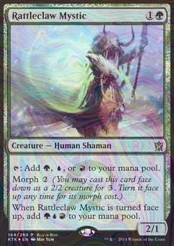 Foil Rattleclaw Mystic - Khans of Tarkir Promos | MTG Card - Image 3