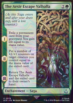 Foil The Aesir Escape Valhalla - Assassin's Creed | MTG Card - Image 3