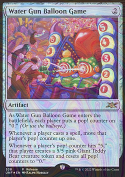 Foil Water Gun Balloon Game - Unfinity | MTG Card - Image 3
