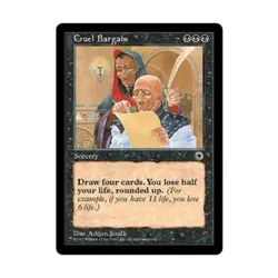 WOTC MtG Portal Cruel Bargain (R) Fair - Image 1