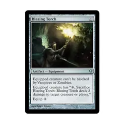 WOTC MtG Zendikar Blazing Torch (U) (x4) NM - Image 1