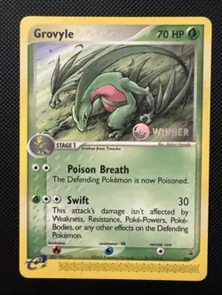 Grovyle 004 e-League Winner 004 Nintendo Regular Black Star Promo Pokemon - Image 1