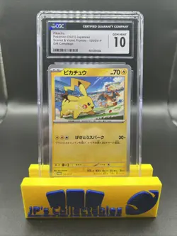 2023 POKEMON SCARLET & VIOLET PROMOS #120/SV-P PIKACHU CGC 10 GEM MINT - Image 1
