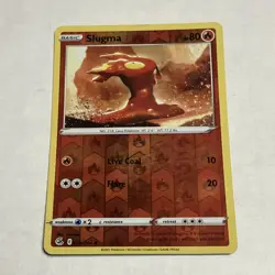 Slugma #034/264 Reverse Holo 2021 Pokemon Fusion Strike LP - Image 1