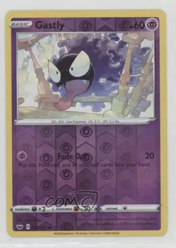 Gastly Reverse Foil Pokemon Sword & Shield #083 - Image 1