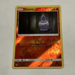 Litwick 11/145 Pokemon SM - Guardians Rising Common Reverse Holo - Image 1