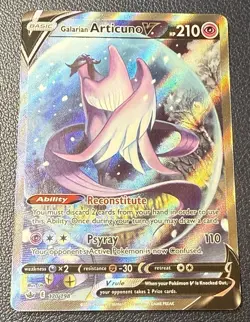 Pokemon SWSH Chilling Reign Galarian Articuno V Alt Art 170/198 Mint Condition - Image 1