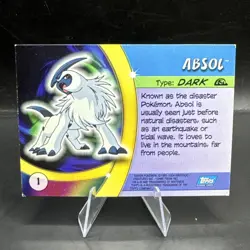 Topps Pokemon Advanced Challenge Absol Foil #1 2004 LP - Image 2