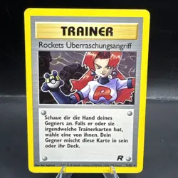 Rockets Uberraschungsangriff (Rockets Sneak Attack) 16/82 German Pokemon TCG LP - Image 1