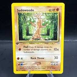 Sudowoodo - Neo Genesis 77/111 1st Edition Pokemon TCG - Common - LP - Image 1