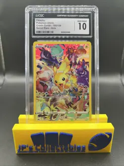 2023 POKEMON CROWN ZENITH SECRET RARE HOLO #160 PIKACHU CGC 10 GEM MINT - Image 1