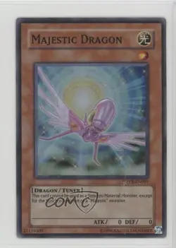 SR - Majestic Dragon Unlimited YuGiOh Stardust Overdrive #SOVR-EN001 2009 READ - Image 1