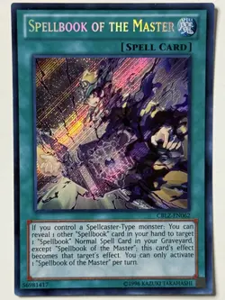 YUGIOH - SPELLBOOK OF THE MASTER - CBLZ - UNLIMITED - VLP - SECRET RARE - Image 1