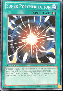 Super Polymerization SDCR-EN021 Common 1st Edition YuGiOh TCG Card - Image 1