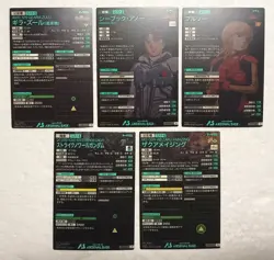 Lot of 5 Japanese Mobile Suit Gundam Arsenal Base Master Rare Card set - Image 2