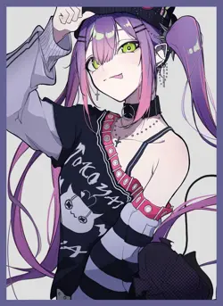 Tokoyami Towa hololive Anime Card Sleeves *NEW* 60ct - Image 1