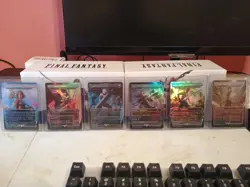 MTG Final Fantasy Secret Lair All 3 FOIL Sets + Bonus Foil Cards (no lotus) - Image 1