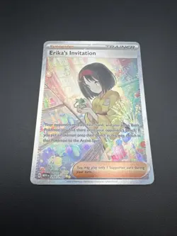 Pokemon TCG SV Scarlet & Violet 151 Erika's Invitation Card #203/165 - Image 1