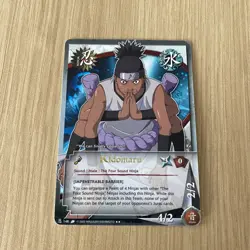 NARUTO CCG 2002 Rare #148 KIDOMARU Anime Card Gold Letter 1st Edition - Image 1