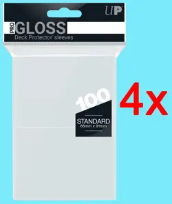 400 Ultra Pro CLEAR DECK PROTECTOR Standard Size Card Sleeves NEW mtg ccg magic - Image 1