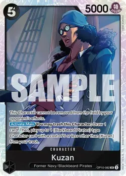 Kuzan OP10-082 SR Royal Blood One Piece TCG Card - Image 1