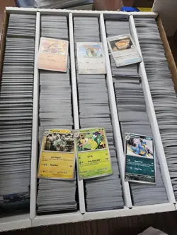 POKEMON BULK 400 CARD LOT (C/UC, REVERSE HOLO, HOLO) READ DESCRIPTION - Image 1