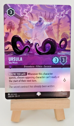 Ursula Sea Witch - Disney Lorcana Fabled - Epic foil Card #208/204 - Image 1