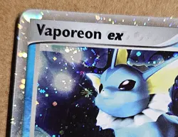 Vaporeon EX Pokemon Card Ex Delta Species 2005 HOLO Ultra Rare 110/113 Swirl - Image 3
