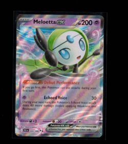 Meloetta EX 044/086 S&V Black Bolt Double Rare Holo Pokemon TCG Card Mint - Image 1