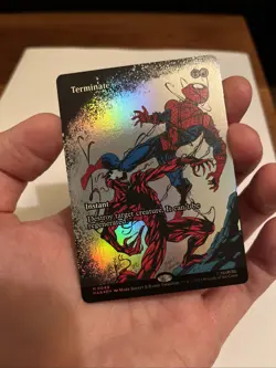 Terminate Borderless Foil MTG Magic Spider-Man 0040 - Image 1