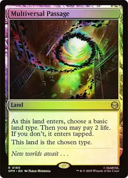 Multiversal Passage Foil Marvel's Spider-Man NM MTG - Image 1