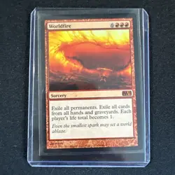 Worldfire Core Set 2013 M13 MTG Regular NM Cond. BURN THEM ALL!!! - Image 1