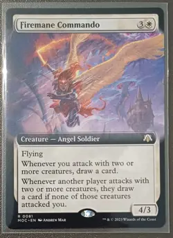Firemane Commando | Extended Art | MTG | MOM | Near Mint | English EN - Image 1