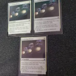 3x Deafening Silence - Throne of Eldraine: #10 Non Foil NM/LP MTG - Image 2