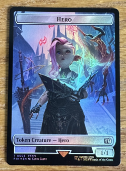 MTG Final Fantasy Token, Hero 0005 / Food 0022 - Foil - Image 1