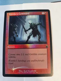 MTG -Krenko's Command FOIL Retro Frame - Ravnica Remastered - Image 1