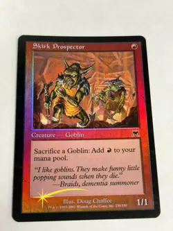 MTG Foil 1X Skirk Prospector X1 Onslaught Magic - LP/NM Free Shipping! - Image 1
