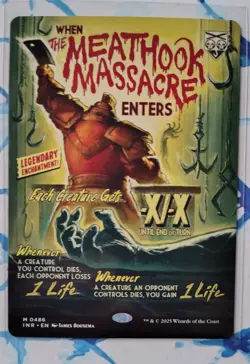 MTG,The Meathook Massacre #0486 Innistrad Remastered NM Showcase Non-foil - Image 1