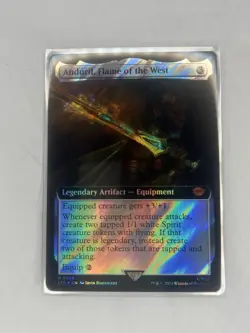 Anduril, Flame of the West (Extended Art) (Surge Foil) Universes Beyond: LOTRs: - Image 1