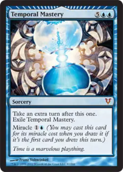 1 x Temporal Mastery - Avacyn Restored - Moderate Play - MTG - Image 1