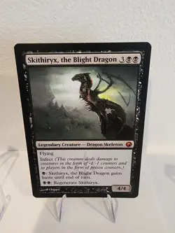 MTG Skithiryx, the Blight Dragon, NM/LP, English Scars of Mirrodin - Image 1