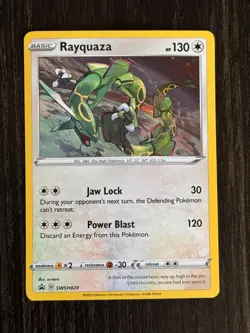 Rayquaza SWSH029 Pokemon TCG Sword & Shield Promo Cards - Holo NM - Image 1