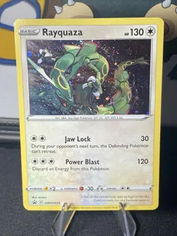 Rayquaza SWSH029 Pokemon TCG SWSH: Sword & Shield Promo Cards Cosmic Holo 2020 - Image 1