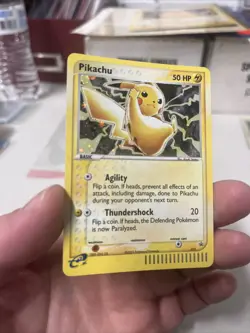 Pokemon TCG. Pikachu 012 Nintendo Black star Promo Holo 2003 E-reader GEM NM - Image 2