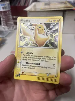 Pokemon TCG. Pikachu 012 Nintendo Black star Promo Holo 2003 E-reader GEM NM - Image 3