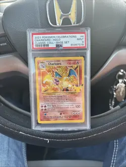 Pokemon TCG Charizard Celebrations 2021 Holo Card Classic Collection Base Set - Image 1