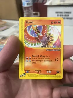 Ho-Oh Black Star Promo 52 - Pokemon Center New York Stamp Exclusive 2002 NM - Image 1
