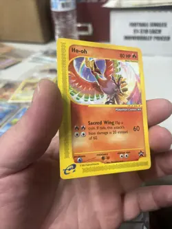 Ho-Oh Black Star Promo 52 - Pokemon Center New York Stamp Exclusive 2002 NM - Image 3