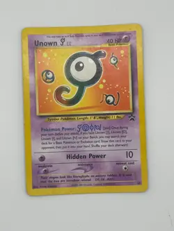 Pokemon TCG - UNOWN J #38 - BLACK STAR PROMO (2001) - MP - Image 1
